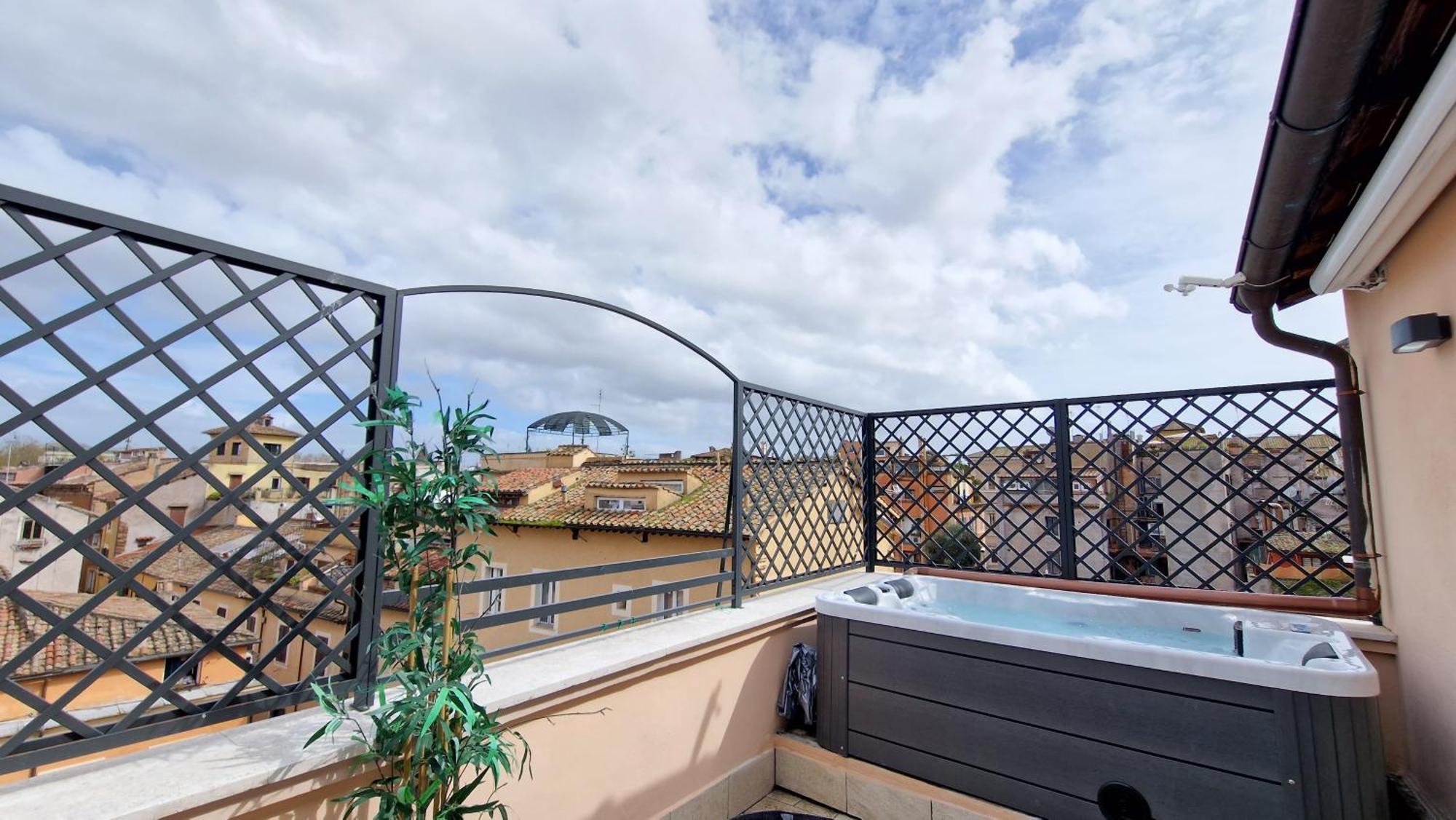 רומא Luxury Top Floor In Trastevere מראה חיצוני תמונה